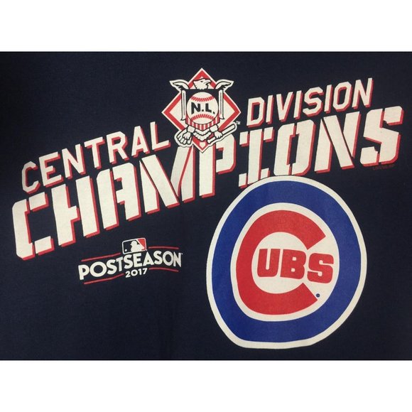 Chicago Cubs MLB Champions Men's T-Shirt Medium Post Season - Picture 3 of 4